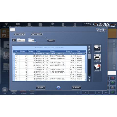 中西文餐饮触屏电脑收银caja软件（WINDOWS版）